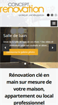 Mobile Screenshot of concept-renovation-interieur.com