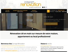 Tablet Screenshot of concept-renovation-interieur.com